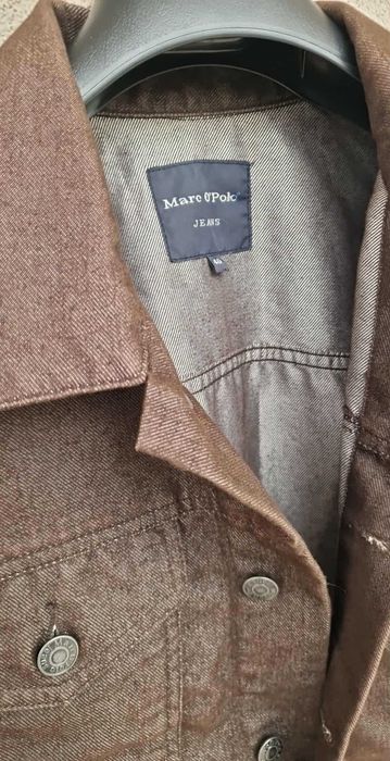 дамско яке шоколадово кафяво 42 тънък мек дънков плат
Marc O' Polo