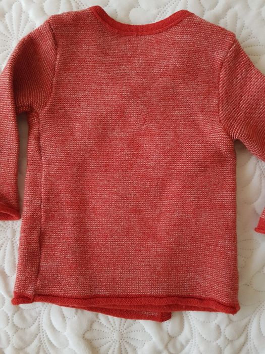 Cardigan lana merinos Disana 74/80