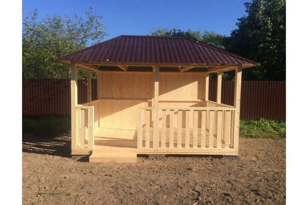 Дървени навеси, беседки, покриви