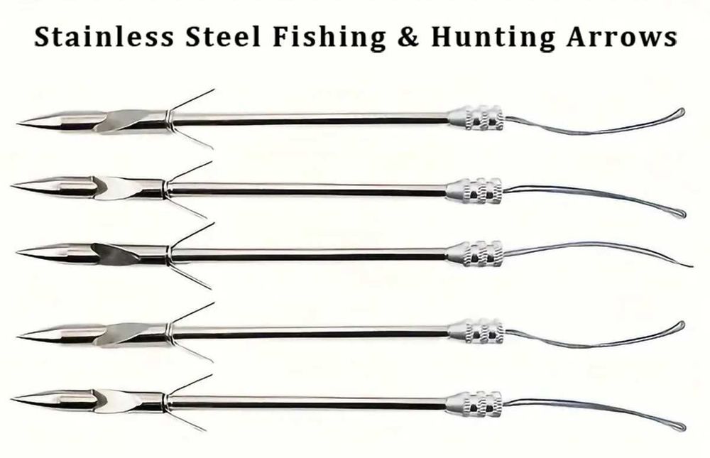 5 Sageti pt. Prastie Vanatoare Pescuit Sageata, BONUS 50 Bile Otel 6mm