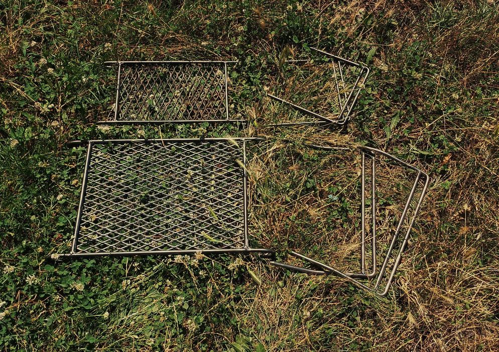 Gratar pliabil camping, bushcraft, picnic 40/30cm