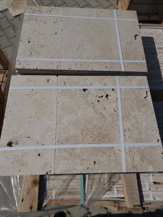 Travertin French Pattern Set 1,2 cm