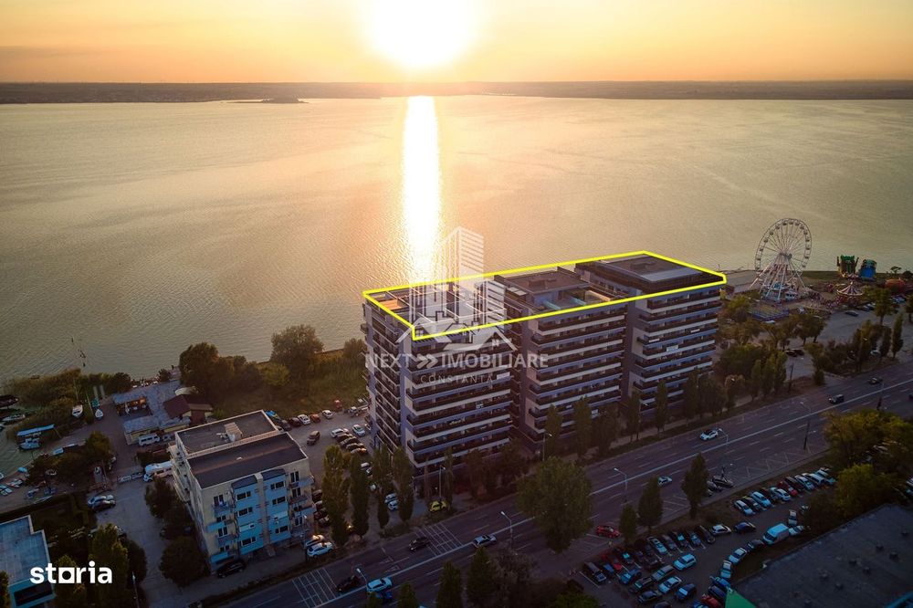 Apartament 3 camere la alb, Mamaia, Lacul Siutghiol