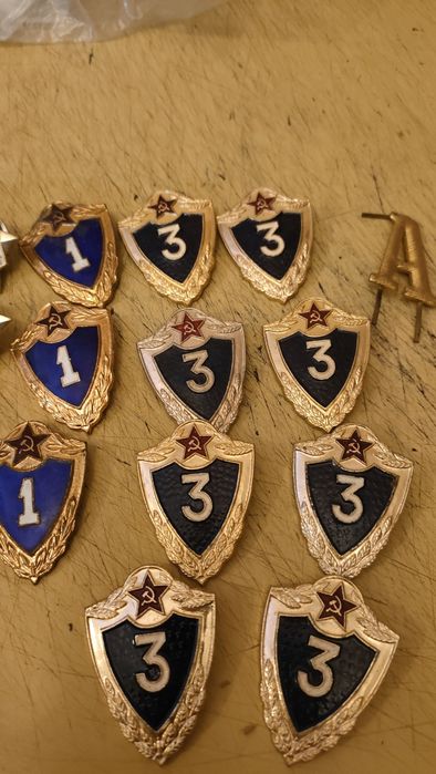 Значки армейские СССР