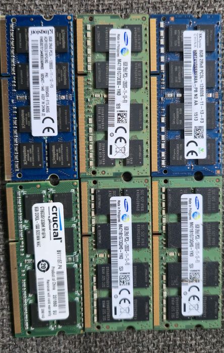 Ram Laptop Sodimm 8gb DDr3 Samsung skhynix Kingston