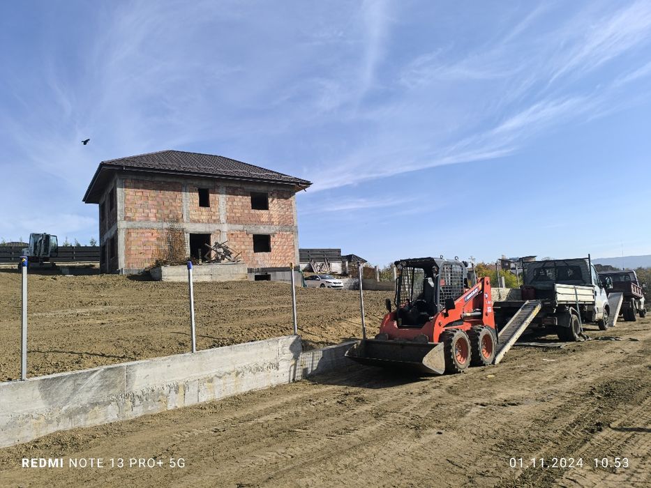 Inchiriez Miniexcavator/încărcător/Basculanta de 6.5T  exc