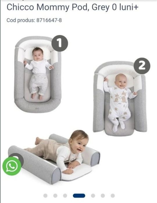 Babynest multifuncțional Chicco