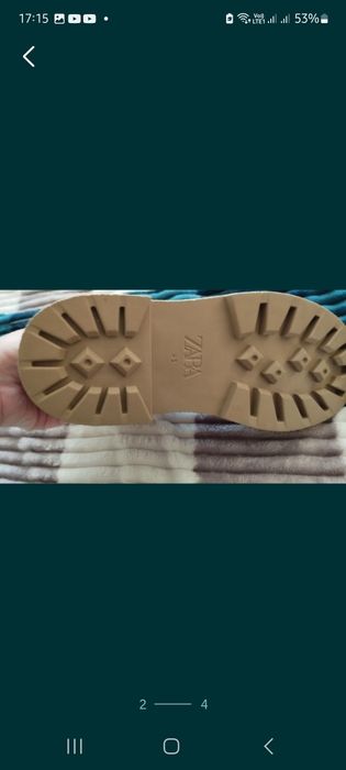 Зимние сапоги замша ZARA