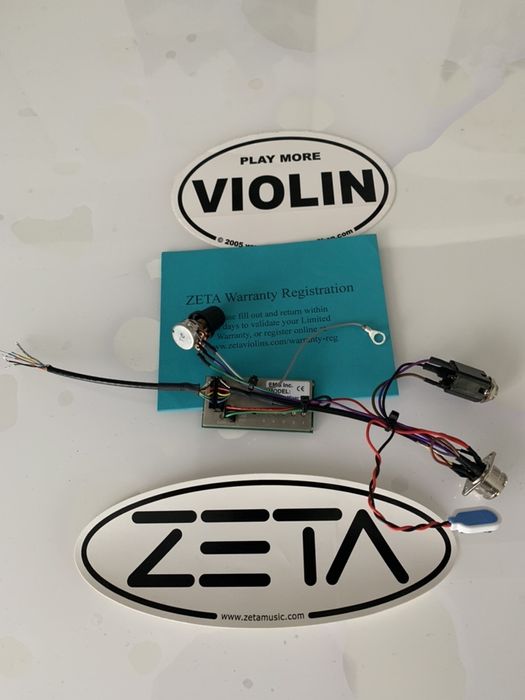 Vioara Zeta -placa originala, cablaj original  !