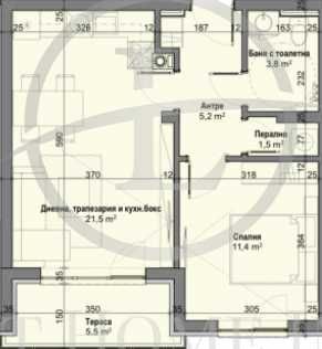Продава се Двустаен апартамент в Пловдив, Коматево - 64 кв.м за 2152 €/кв.м - Снимка #6