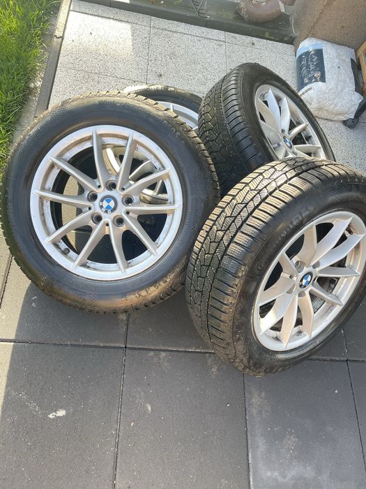 Jante Bmw originale  cu anvelope de iarna Continental