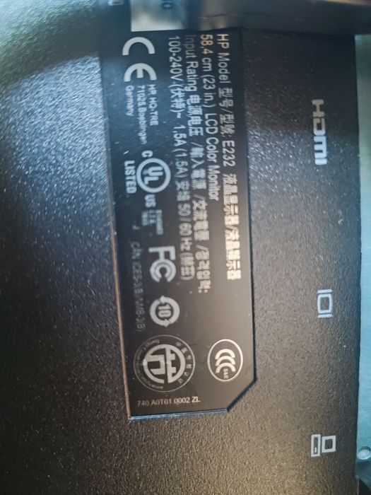 Vând monitoare HP E 232