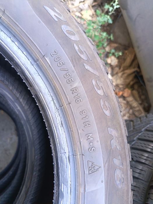 Anvelope MS iarna 205 55 16 pirelli 2023 5.5-7mm