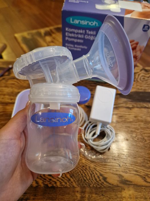 Единична електрическа помпа за кърма Lansinoh