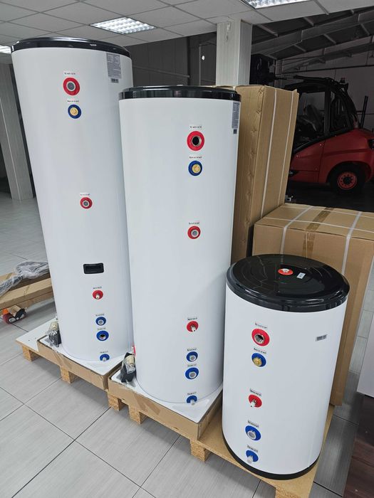 Неръждаем буферен съд 200 литра - за термопомпа и други приложения