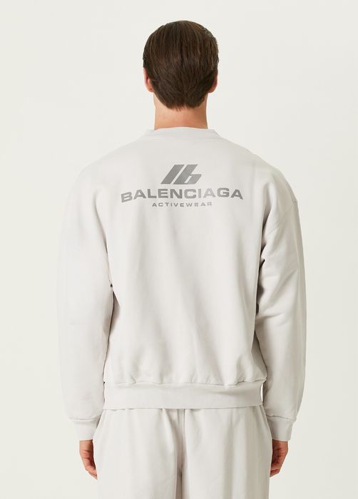 Вal€nciaga - мъжка памучна блуза
памучен суитшърт с лого

Акценти
бял