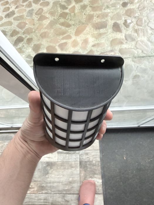 Lumina/baterie solara cu flacara - 4 bucati noi