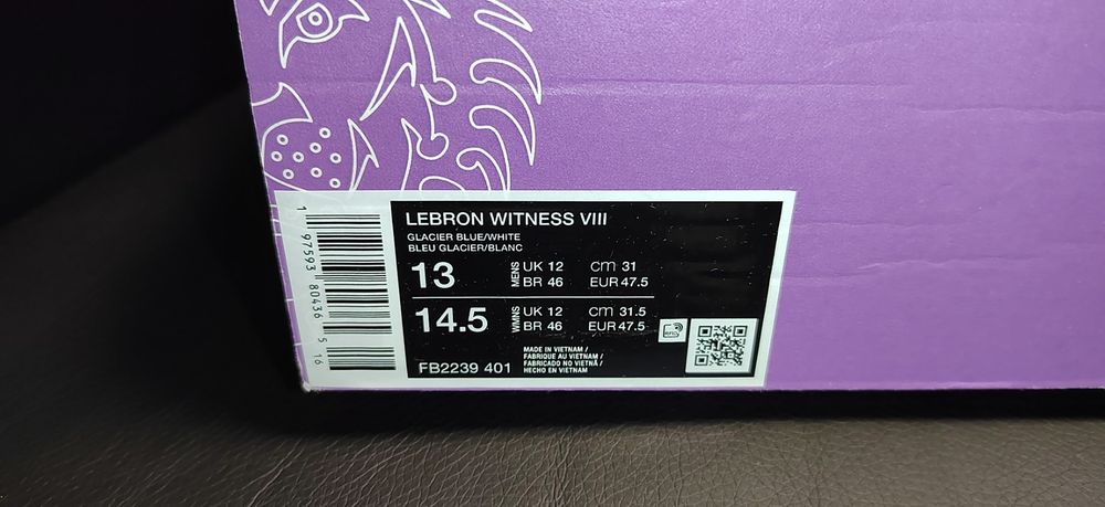 Nike Lebron Witness VIII, номер 47, 5