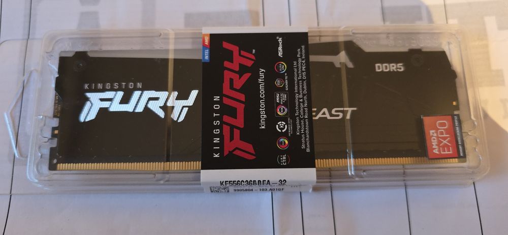 Memorie Ram 32Gb Kingston Fury Beast RGB Ddr5 5600Mhz Garantie ForIT