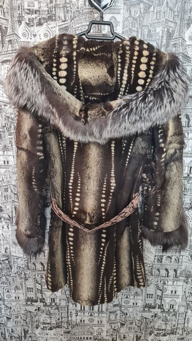 Шуба женская кролик