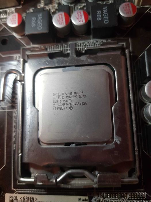 Комплект процесор Intel Core 2 Quad, дъно и рам