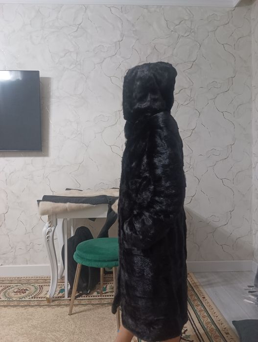 Шуба норка черный брилиант
