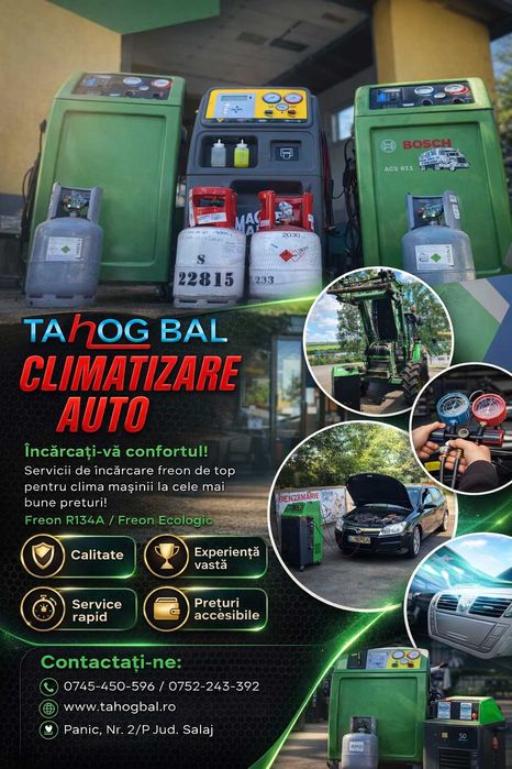 Service climă auto pe loc – fără așteptare – Zalău