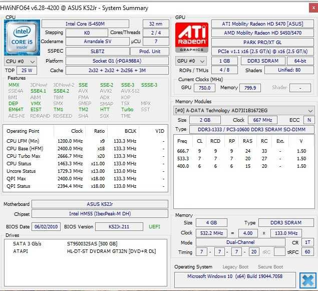 Laptop Asus K52Jr Intel I5 450m 4 Video dedicat 15.6 40Cm Windows 10