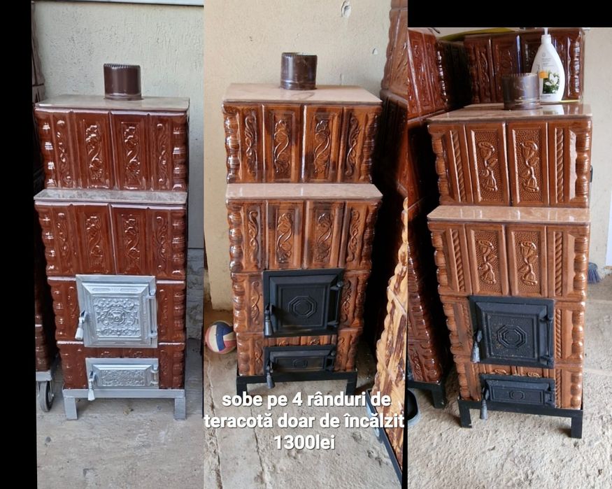 Vând sobe de teracotă premontate diferite modele
