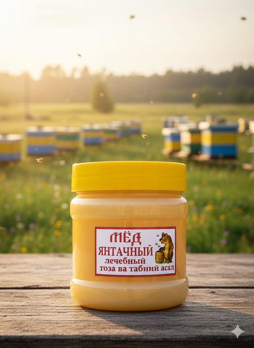 Мёд чистый, натуральный, лечебный. Горный, янтак, степной, цветочный.