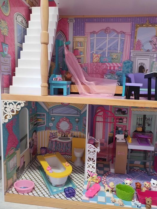 Дървена къща за кукли Анабел Kidkraft, като нова