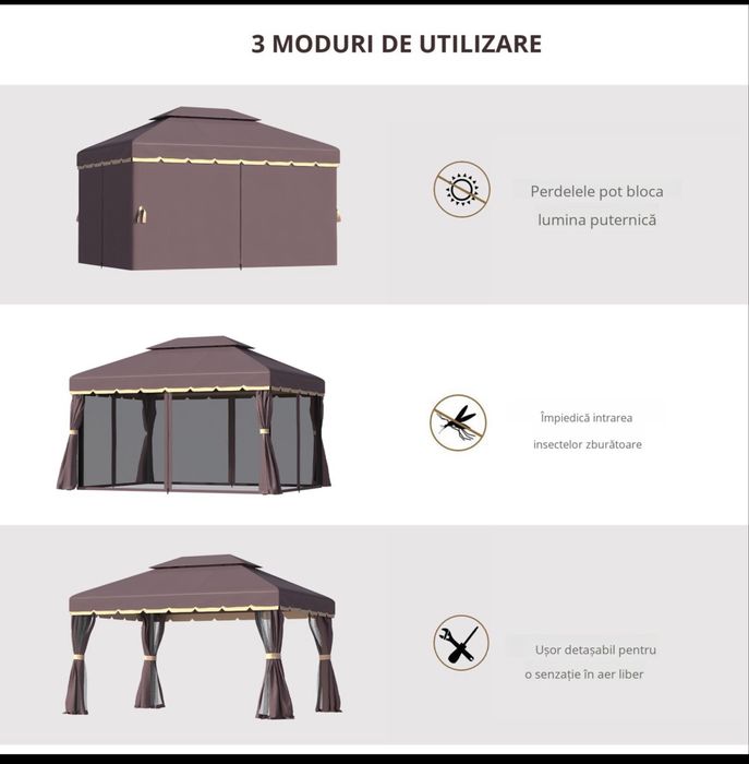 Foisor de gradina demontabil