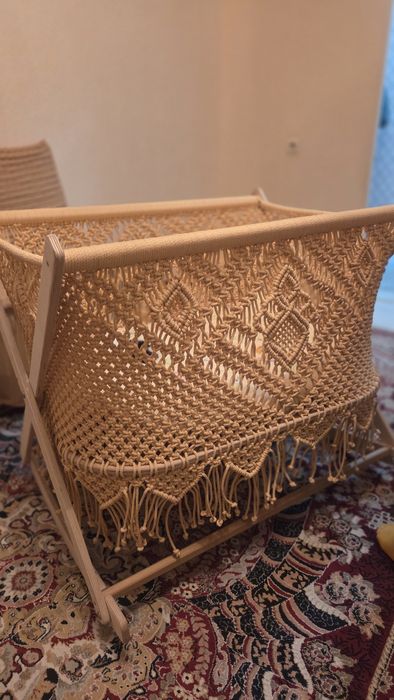 Колыбель-люлька по технике макраме