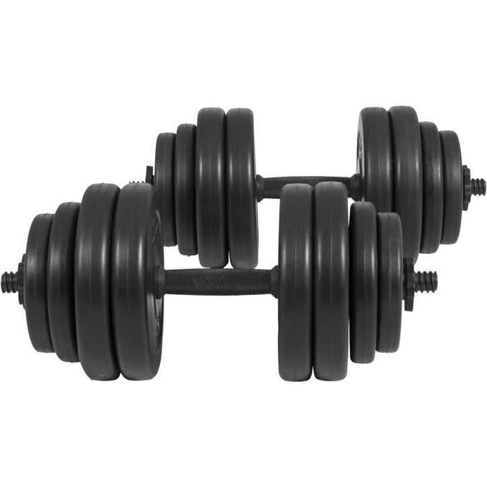 Set gantere E-Series 25 mm 30 kg GYRONETICS