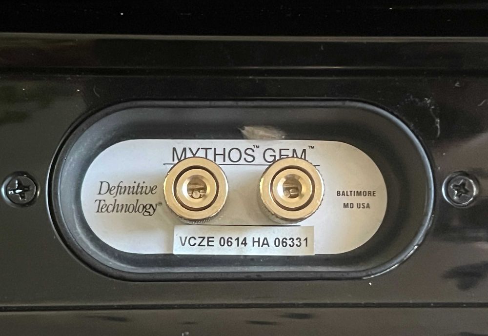 Boxe audio high end Definitive Technology Mythos Gem SUA pereche