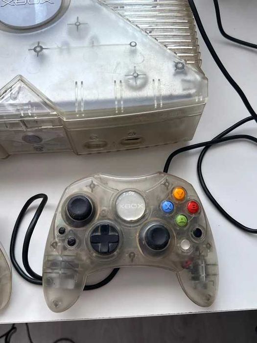 Consola Microsoft XBOX Crystal Clear Trasparent Classica