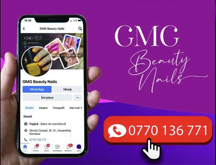 Salon GMG - Unghii cu gel Manichiura Clasica, Pedichiura în Alexandria