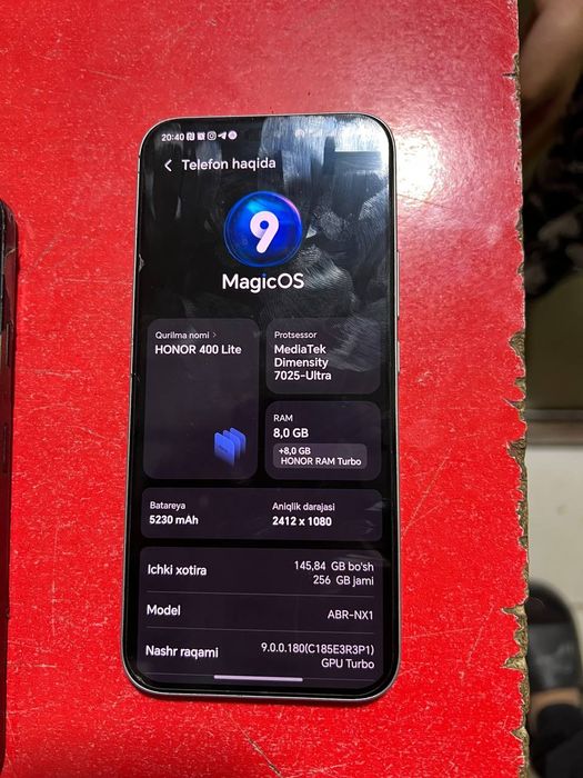 Honor 400 LITE 8/256 ideal karobka dakument