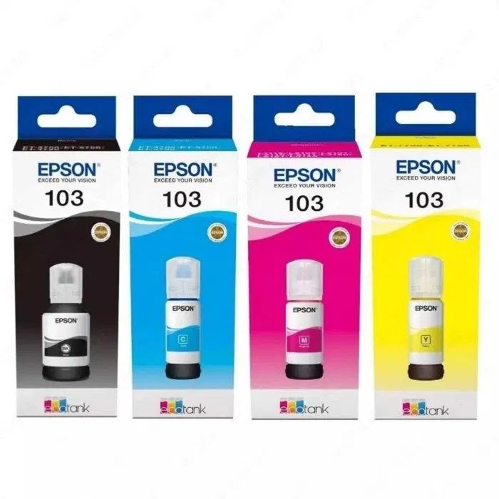 Чернила Epson 103 (Краска для принтеров EcoTank)
для принтеров EcoTank