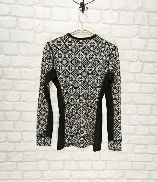 Kari Traa 100% Мерино вълна дамска фланелка размер S