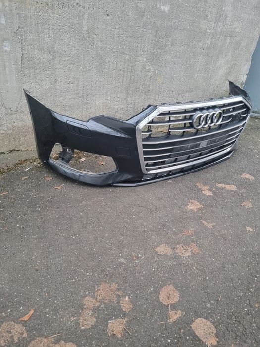 Bara față + grila centrala Audi A6 2018-2023