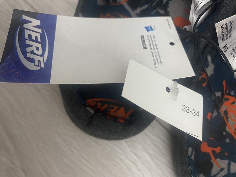 Papuci NERF baieti mar. 33/34 si 35/36 noi