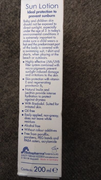 Слънцезащитен лосион Seba Med SPF 50+