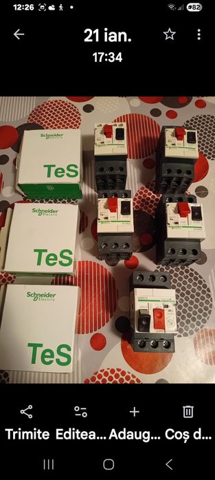 DISJUNCTORI Schneider ,trifazic,50Hz,100 lei.i