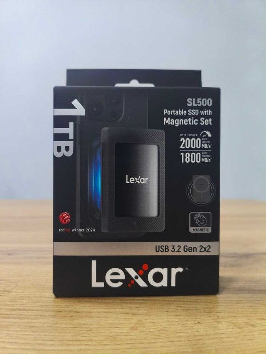 Портативный Portable SSD Lexar SL500M Magnetic-Set 1TB