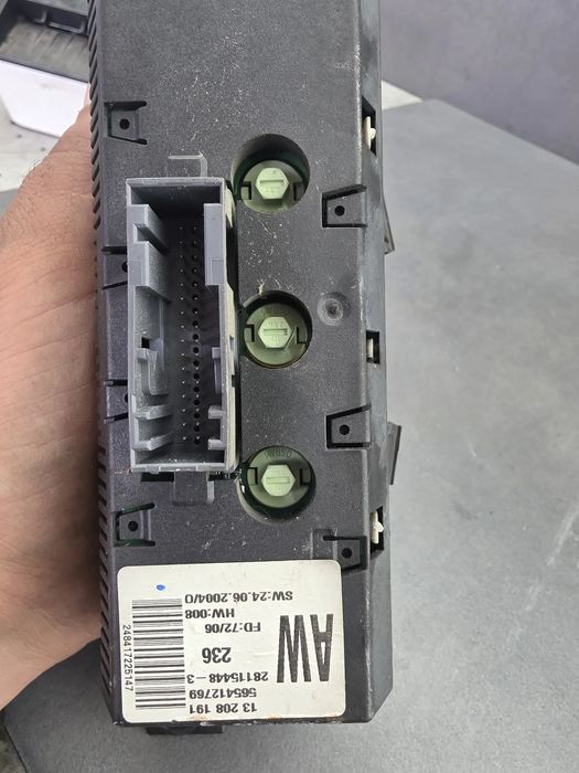 Display bord 13 208 191 Opel Meriva 2003 1.6 MT (100 hp)