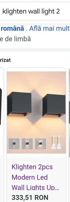 Set 2 lampi cu unghi ajustabil exterior IP 54 Klighten