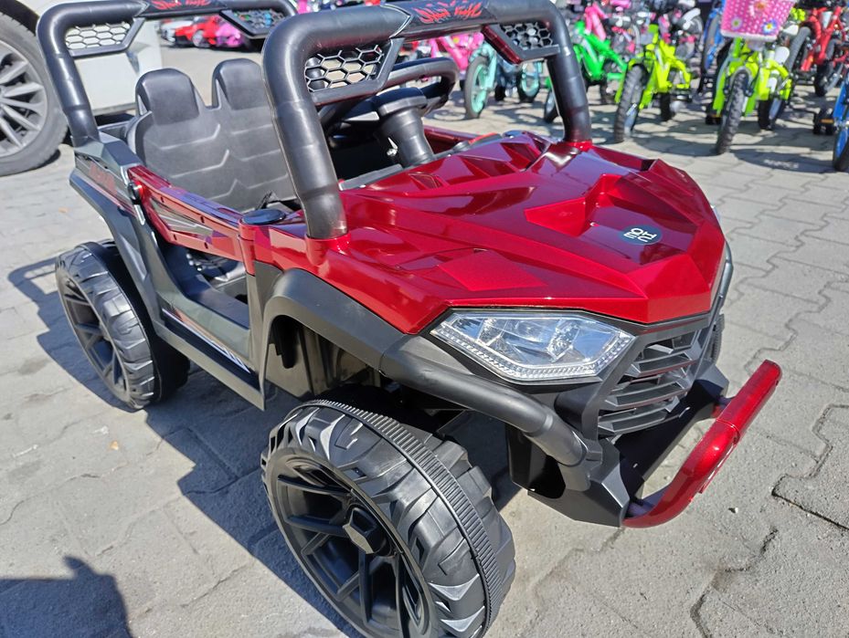 TEXAS акумулаторен джип FAST UTV червен