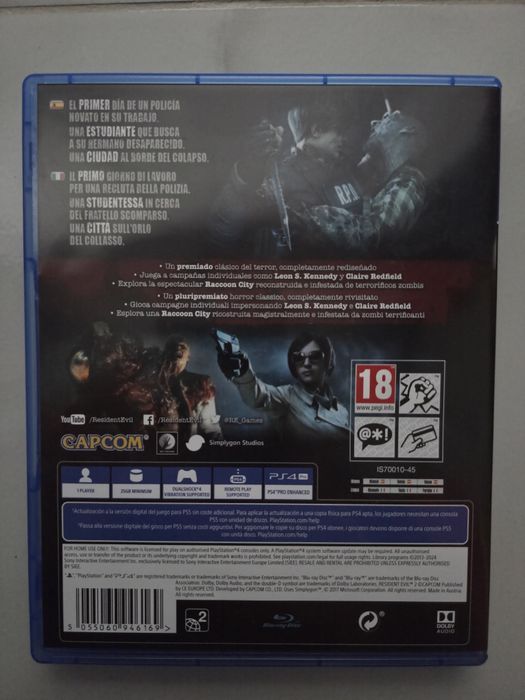 Joc PS5/PS4 Resident Evil 2 Remake 2019