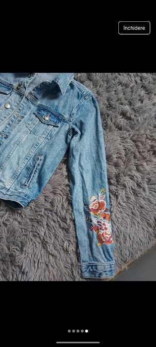 Geacă de blugi cusută
